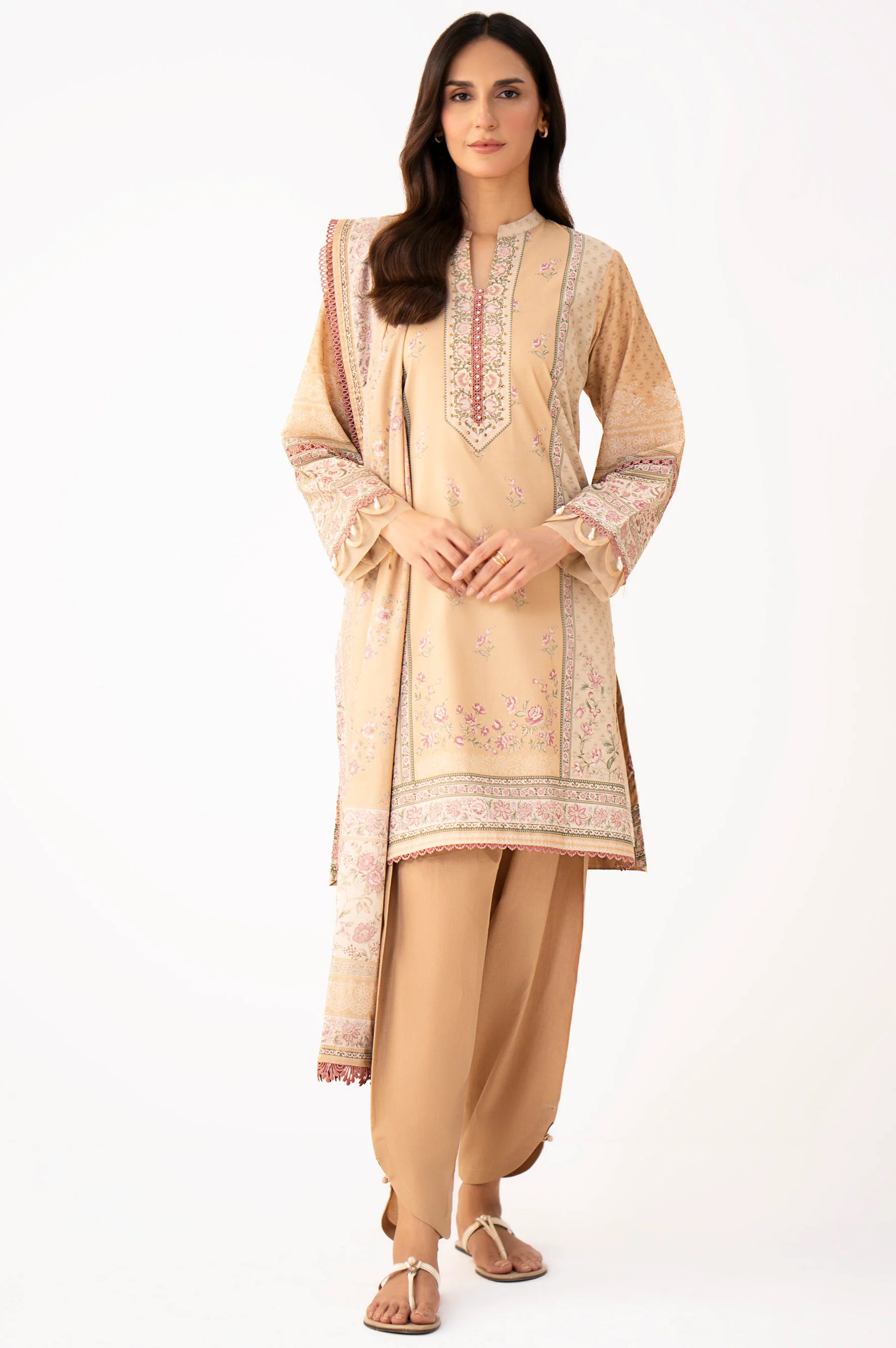 UNSTITCHED PRINTED SUIT
