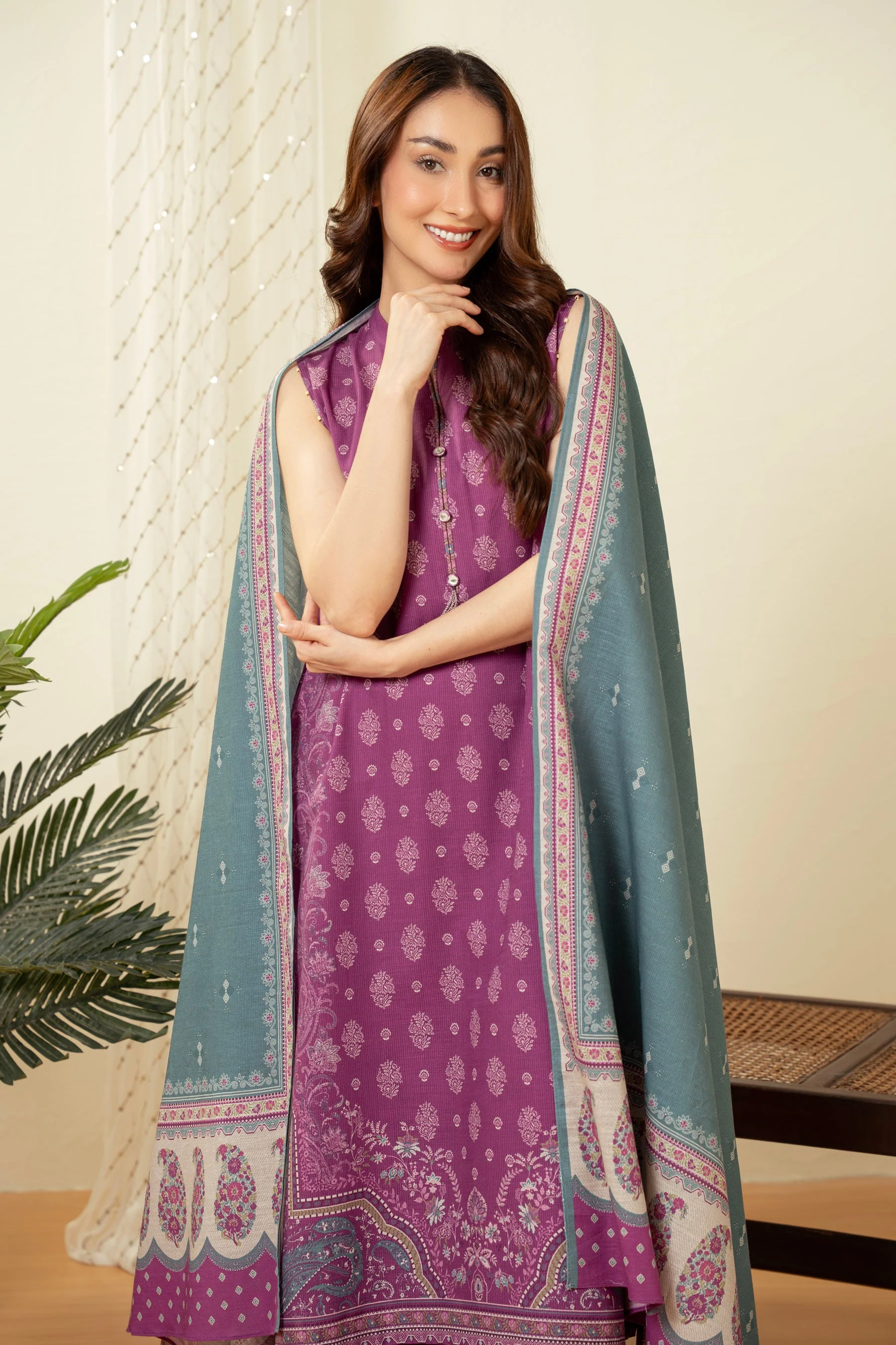 UNSTITCHED PRINTED SUIT (FACTORY E-OUTLET) - Image 5